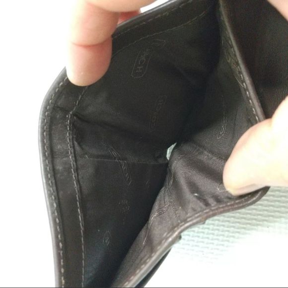 Coach Monogram Bifold Wallet - Picture 5 of 8